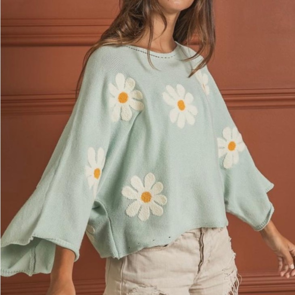Green oversized shirt